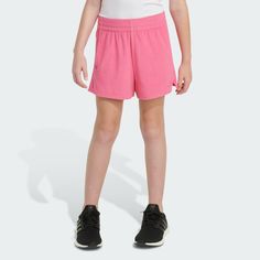 adidas Shop the All Day French Terry Short - Pink at adidas.com/us! See all the styles and colors of All Day French Terry Short - Pink at the official adidas online shop. Lock Logo, French Terry Shorts, Terry Shorts, Adidas Shop, Yoga For Kids, Pink Kids, Kids Outfits Girls, Adidas Online, Terry Cloth