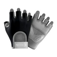 a pair of black and silver gloves with the words flexfit written on it