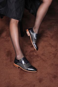 #premiumshoes #ondemand #elegantlady #dressshoes Heel Oxfords, Buckle Dress, Double B, Black Dress Shoes, Low Heel Shoes, Luxury Dress, Derby Shoes, Monk Strap, Strap Dress