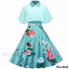 Olivia Mark - Atmospheric Chiffon Camisole Dress with Shawl - Two-Piece Set featuring Doll Collar Little Black Dress Green Printed Chiffon Dress, Chiffon Cape, Dress With Shawl, Black Slip Dress, Camisole Dress, Elegant Dresses For Women, Elegant Party, Dress Set, Party Dresses For Women