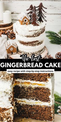 the best gingerbread cake recipe with step by step instructions