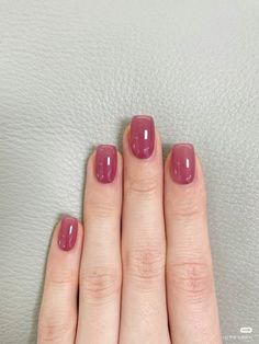 Subtle Nails, Nails Aesthetic, Simple Gel Nails, Her Nails, Jelly Nails