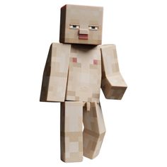 an image of a minecraft character made out of paper