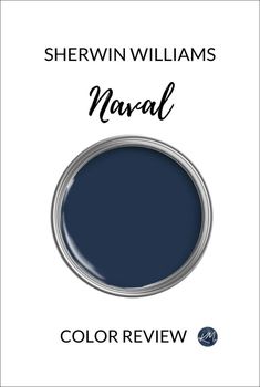 sherylin williams's navy blue color review for the sherylin williams manual