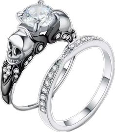 Skeleton Rings, Rings Goth, New Goth, Skeleton Ring, Goth Style, Goth Punk, Punk Style, Buy 2 Get 1 Free, Skull Ring