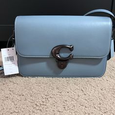 Color: Sage Blue Brand: Coach Type Of Bag: Shoulder Bag **Dust Bag Not Included ***Never Been Used Before Nwt Coach Studio Shoulder Bag, Sage Blue, Bags Coach, Types Of Bag, Bag Shoulder, Coach Bags, Shoulder Bags, Dust Bag, Bag Lady