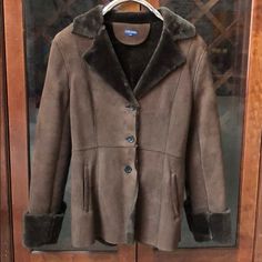 Like New Vintage Brown Shearling Outerwear, J Mclaughlin, Shearling Jacket, Like New, Coats Jackets, Jackets & Coats, Jackets For Women, Women Shopping, Color