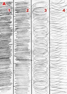 four different types of spirals are shown in the diagram, and each one is labeled with