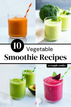 the top ten vegetable smoothie recipes