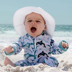 Jan + Jul - Aqua Dry Bucket Hat - White-Hats-0-6M (S)-Posh Baby Modern Baby Clothes, Bucket Hat White, Tax Free, Rain Shower, Modern Baby, The Unexpected, Bucket Hats, Harmful Chemicals, Sun Hat