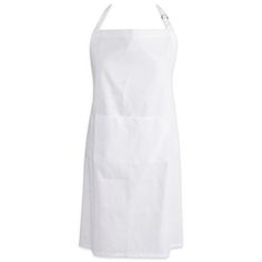 a white apron on a white background