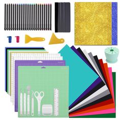 there are many different items that can be used to make crafting materials such as paper, scissors and glue