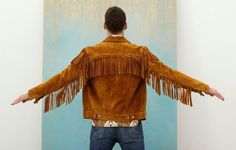 Fringe Jacket Outfit Men, Mens Fringe Jacket, Cowboy Fringe Jacket, Cowboy Outfit Men, Fringe Jacket Outfit, Vintage Fringe Jacket, Tassel Jacket, Cowboy Jacket