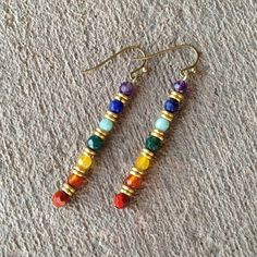 Beaded Jewelry Earrings, Beaded Chandelier Earrings, Beaded Earrings Tutorials, Yellow Jade, African Trade Beads, Beaded Earrings Patterns, Chakra Jewelry