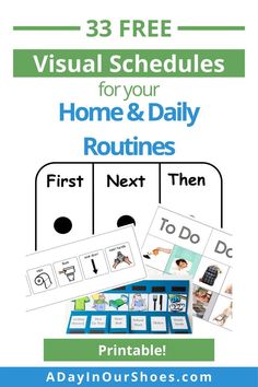 the back to school printables for homes and daily routinees, with text that reads