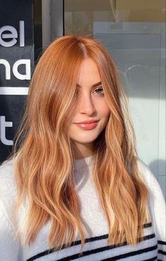 Red Hair Copper, Light Auburn Hair Color, Light Auburn Hair, Cheveux Oranges, Copper Blonde Hair, Natural Red Hair