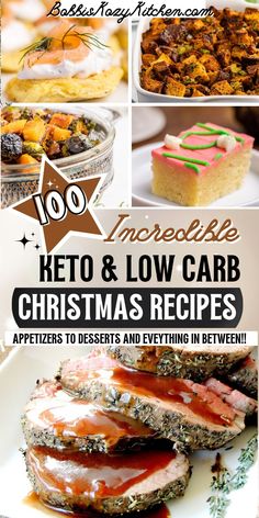 keto and low carb christmas recipes