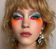 Eccentric Makeup, Artsy Makeup, Rave Makeup