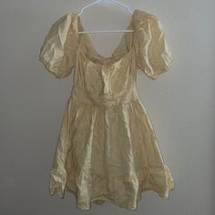 Never Worn Too Small Wrinkled Dresses Shein, Shein Dress, Shein Dresses, Colorful Dresses, Womens Dresses, Yellow, Women Shopping, Dresses, Color