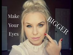 Make Eyes Bigger, Eyes Bigger, Penteado Cabelo Curto, Eye Makeup Tips, Body Makeup, Makati