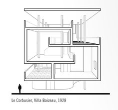 an architectural drawing shows the inside of a house