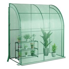 PRICES MAY VARY. 🪴【Spacious Space with 3 Tier Plant Stand】 The walk-in wall greenhouse measures 7' x 3.5' x 7' (L x W x H), providing enough growing space for seedlings, flowers, herbs, vegetables, fruits, and more. Besides, it is equipped with a 3-tier flower rack, bringing convenience for centralized fertilization and watering. 🪴【Walk-in Design & Easy Assembly】 The garden greenhouse comes with 2 large roll-up doors, which can be easily opened or closed by zippers, and fixed by straps, promot Wall Greenhouse, Garden Rack, Doors Indoor, Mini Serre, Lean To Greenhouse, Flower Rack, Seedling Pots, Portable Greenhouse, Walk In Greenhouse