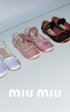 Miu Miu Ballerina, Mui Mui, Random Aesthetic, Flats Outfit, Ballerina Shoes Flats, Dream Style, Miuccia Prada, Photo Outfit, Pretty Shoes