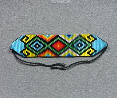 This beautiful beaded bracelet is hand-woven by the women of the Embera Chami Indigenous Tribe of Colombia Beautiful Beaded Bracelet, Indigenous Tribes, Houston Tx, Beaded Bracelet, Hand Woven, Labour Day, Houston, Jewelry Bracelets, Hand Weaving