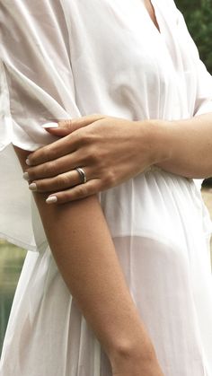 woman wearing an eternity ring in white gold with black diamonds. Diamond Ring Wedding, Black Diamond Ring, Black Diamonds, Ring Wedding, Eternity Ring, Black Diamond, For Love