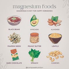 Magnesium Sources, Hormone Regulation, Hormone Nutrition, Magnesium Foods, Balanced Hormones, Balance Blood Sugar, Magnesium Rich Foods, Hormonal Health, Hormone Support