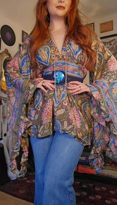 70s Hippie Outfits, Chill Style, 60s And 70s Fashion, 70s Inspired Fashion, 80s Outfit, Funky Fashion, Hippie Outfits, 60s Fashion