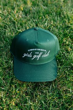 Cute Golf Outfit, Golf Inspiration, Golf Party, Girls Golf, 5 Panel Hat, Golf Attire, Golf Hat, Hat Ideas, Embroidered Hat