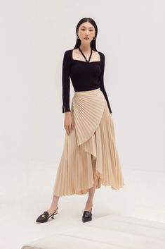 Asymmetrical Pleated Silk Skirt Midi Skirt High Waist Skirt Summer Skirt Long Skirt Summer Skirt Gift for Her Unique Skirt - Etsy Beige Pleated Asymmetrical Skirt, Beige Pleated Asymmetrical Maxi Skirt, Beige Asymmetrical Pleated Maxi Skirt, Asymmetrical Pleated Skirt In Beige, Beige Asymmetrical Pleated Skirt, Fitted Pleated Beige Maxi Skirt, Beige Stretch Pleated Skirt, Stretch Beige Pleated Maxi Skirt, Stretch Flared Skirt With Accordion Pleats