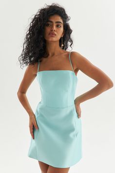 Linda evening dress is created in the best manners of every iconic TV show of the 90s. Perfect silhouette and a corset lining, available in soft colorful shades of pink, yellow, indigo, key lime pie, and even tiffany blue. Feel charming and look ecstatic, with a spaghetti strapped straight across the neckline, and a very sexy length. This dress is made to make you feel extremely sexy and on top of the world. Top: mikado Skirt: mikado Back: zipper + lace up Corset boning: yes Neckline: straight a Burgundy Hoco Dresses, Cheap Hoco Dresses, Burgundy Prom Dress Long, Cheap Wedding Dress Boho, Cheap Lace Wedding Dresses, Olivia Bottega, Sparkle Prom Dress, Prom 2023, Homecoming Dresses Short Tight