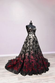 Ombre Skirt, Black Wedding Gowns, Wedding Dresses Lace Ballgown, Lace Inspiration, Red Wedding Dress, Skating Costumes, Red Wedding Dresses, Country Dresses