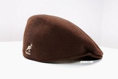 NWT KANGOL SIGNATURE LOGO CLASSIC IVY HAT CAP 100% PURE WOOL S M L XL XXL BROWN | eBay Casual Hunting Hat With Flat Brim, Casual Flat Brim Hunting Hat, Casual Brown Hat For Hunting, Casual Brown Hunting Hat, Casual Winter Hunting Hats, Casual Brown Sports Hat, Kangol Caps, Driving Cap, Kangol Hats