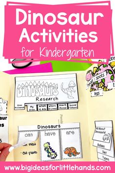 the dinosaur activities for kids to learn with their hands