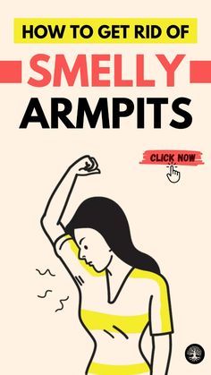 How To Get Rid Of Smelly Armpits: While antiperspirants are a quick solution and help you stink less throughout your day, they don’t offer you long-term results. In this article, we explore the causes of underarm odor and the 14 remedies you can try at home to say goodbye to underarm odor. #remedies #homeremedies #underarmodor #sweat #underarmsmell Underarm Odor Remedies, How To Sweat Less, Armpits Smell