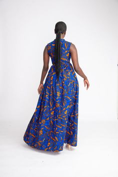 African Dress, Ankara Maxi Dress, African Print Dress, African Fashion, African Clothing, African Maxi Dress, Ankara Dress, Ankara Gown - Etsy Fitted Blue Maxi Dress, Blue Fitted Maxi Dress, Blue Fitted Maxi Dress With Long Skirt, Blue Printed Maxi Dress, Blue Floral Print Long Dress, Blue Floral Print Maxi Wrap Dress, Blue Printed Floor-length Dress, Maxi Dress African Print, Maxi Dress Ankara