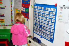 "hundreds thief:" One 'thief' steals 10 numbers from the hundreds chart & the 'detectives' have to figure out what is missing. Ks1 Maths, Hundreds Chart, Morning Message, Math Instruction