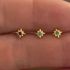 Helix Piercing Jewelry Studs, Midi Piercing, Helix Ear Piercings, Helix Piercing Earrings, Gold Piercings, Star Cartilage Earring, Tragus Piercing Jewelry, Helix Jewelry, Helix Piercing Jewelry