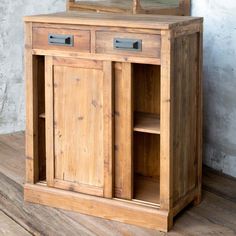 Rustic pine wood cabinet, server, back bar, sideboard - Your Western Decor Rustic Wood Cabinets, Wooden Bar Cabinet, Aged Brass Hardware, Shabby Chic Storage, Shelf Dimensions, Pine Cabinets, Bar Back, Cabinet Shelf, Rustic Bar