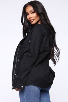 Available In Black, Olive, And Burgundy. Hooded Anorak Long Sleeve Zip Front Drawstring Disclaimer: Plus Only- Runs Small, Shop One Size Up 100% Cotton Imported | Gimme Some Love Anorak Jacket in Black size Small by Fashion Nova Trendy Black Parka For Fall, Trendy Black Fall Parka, Black Utility Jacket With Detachable Hood For Fall, Black Hooded Utility Jacket For Cold Weather, Casual Black Utility Jacket With Adjustable Hood, Trendy Hooded Utility Jacket For Workwear, Urban Hooded Utility Jacket For Workwear, Utility Hooded Windbreaker For Work, Trendy Fall Windbreaker With Detachable Hood