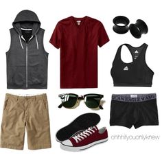 Untitled #224 by ohhhifyouonlyknew on Polyvore featuring adidas, Converse, Old Navy, 21 Men, American Eagle Outfitters and Ray-Ban Emo Summer Outfits Guys, Tomboy Clothing, Lgbtq Fashion, Transgender Outfits, Gay Outfit, Tom Boy