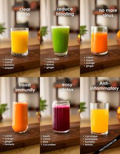 Health Juice Recipes, Makanan Rendah Kalori, Juice Cleanse Recipes, Wellness Shots, Resep Diet, Juicer Recipes