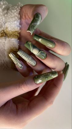 Bohemian Nails, Punk Nails, Her Nails, Crazy Nails, Striped Nails, Almond Acrylic Nails, Luxury Nails, Fire Nails, Funky Nails