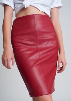 sponsored - Find many great new & used options and get the best deals for RED Women's Leather Skirt Original Soft Lambskin Stylish New Party Formal Wear at the best online prices at eBay! Free shipping for many products! Spring Leather Pencil Skirt For Party, Fitted Leather Lined Skirt, Chic Leather Pencil Skirt For Party, Leather Pencil Mini Skirt For Party, Spring Party Leather Skirt, Elegant Club Pencil Skirt, Elegant Pencil Skirt For Club, Leather Party Skirt, Leather Pencil Skirt For Party