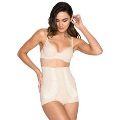 High waist medium control brief. Targeting the waist, hips and tummy with flattering ladder detail for a slimming effect. Paper feel matt fabric with powermesh panels. Low leg line with smooth edge for an invisible look under clothing. Check out the matching bra also available for a sophisticated everyday look! Matt Fabric, Full Figure Lingerie, Training Swimwear, Mastectomy Swimwear, Hipster Pants, Clothing Tape, Shapewear Tops, Footless Tights, Bralette Crop Top