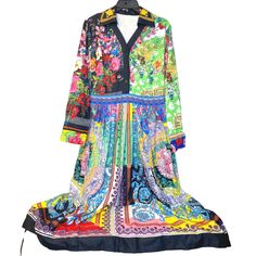 Elevate Your Style With This Stunning Lai Meng Maxi Dress. The Floral Print And Vibrant Multicolor Palette Make It Perfect For Any Occasion, Whether It's A Casual Day Out Or A Formal Event. The Long Sleeve And V-Neckline Add A Touch Of Elegance, While The Comfortable Regular Size Ensures A Perfect Fit. This Dress Is Versatile And Can Be Worn For Travel, Weddings, Parties, Or Even As Workwear. The Material Is Soft And Comfortable, And The Dress Flows Beautifully With Its Long Length. Make A State Multicolor Long Midi Dress For Fall, Spring Multicolor Tunic Maxi Dress, Yellow Long Midi Dress For Spring, Long Yellow Midi Dress For Spring, Multicolor Print Long Sleeve Midi Dress, Yellow Tunic Maxi Dress For Spring, Long Sleeve Multicolor Print Midi Dress, Green Long Sleeve Dress With Colorful Pattern, Long Patterned Spring Dress