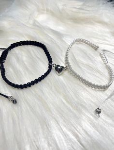 Beautifully simple Love sign set of 2 bracelets. The most unique jewelry you can find, perfect gift for you and your loved one. We also can add a gift message with your purchase! Just drop us a message or add a note when you check out. Couple Matching Bracelets, Matching Couples Bracelets, Matching Bracelets For Couples, Relationship Jewelry, Bracelets Matching, Bracelets For Couples, Aesthetic Era, Matching Couple Bracelets, Bracelets For Boyfriend